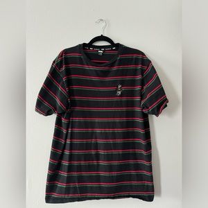 DGK Pinstripe Embroidered Tee